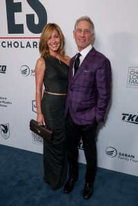 Laurie Feltheimer, Jon Feltheimer at the YES Scholars 25th Anniversary Gala held at the Bel-Air Country Club on September 04, 2025 in Los Angeles, California.