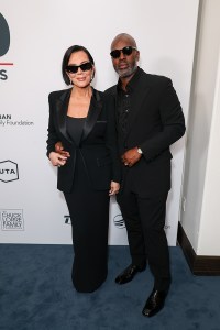 Kris Jenner, Corey Gamble at the YES Scholars 25th Anniversary Gala held at the Bel-Air Country Club on September 04, 2025 in Los Angeles, California.