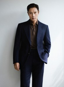 Navy BlueVellus Aureum Suit and Brown vellus aureum polo shirt All ZEGNA​
