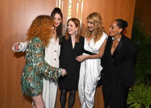 Natasha Lyonne, Charlotte Le Bon, Julianne Moore, Laura Dern, and Tracee Ellis Ross