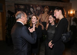 Philippe Galtie, Julianne Moore, Hélène Poulit-Duquesne, and Claire Choisne