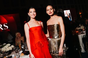 Anne Hathaway and Olivia Palermo
