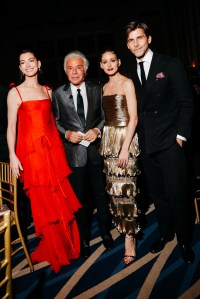 Anne Hathaway, Giancarlo Giammetti, Olivia Palermo and Johannes Huebl