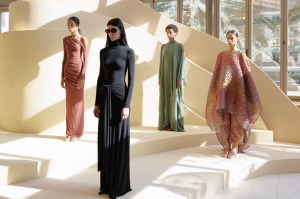 A look from Arwa Al Banawi Fall 2025 at Riyadh Fashion Week.