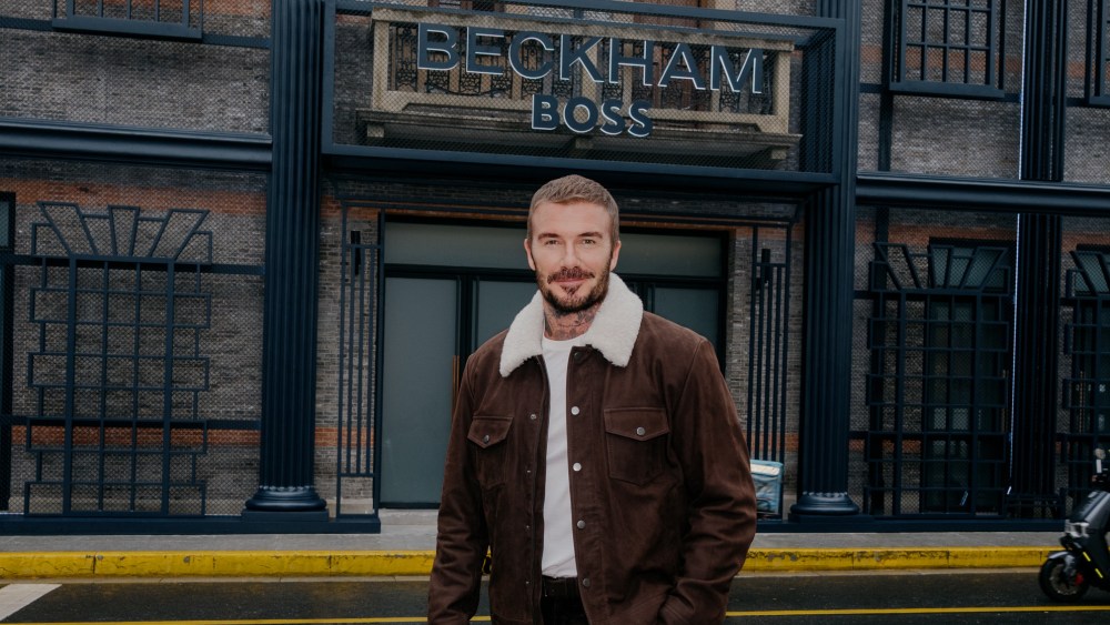Boss Reveals Lastest David Beckham Collection in Shanghai