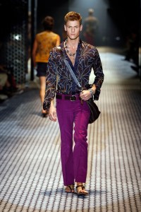 A model on the runway at Gucci's spring 2007 show. (Photo by Fairchild Archive/Penske Media via Getty Images)