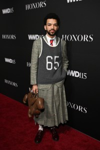 Justice Smith at the WWD Honors held at Cipriani South Street on October 28, 2025 in New York, New York. (Photo by Bryan Bedder/WWD via Getty Images)