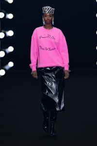 A look from Hindamme Fall 2025 at Riyadh Fashion Week.