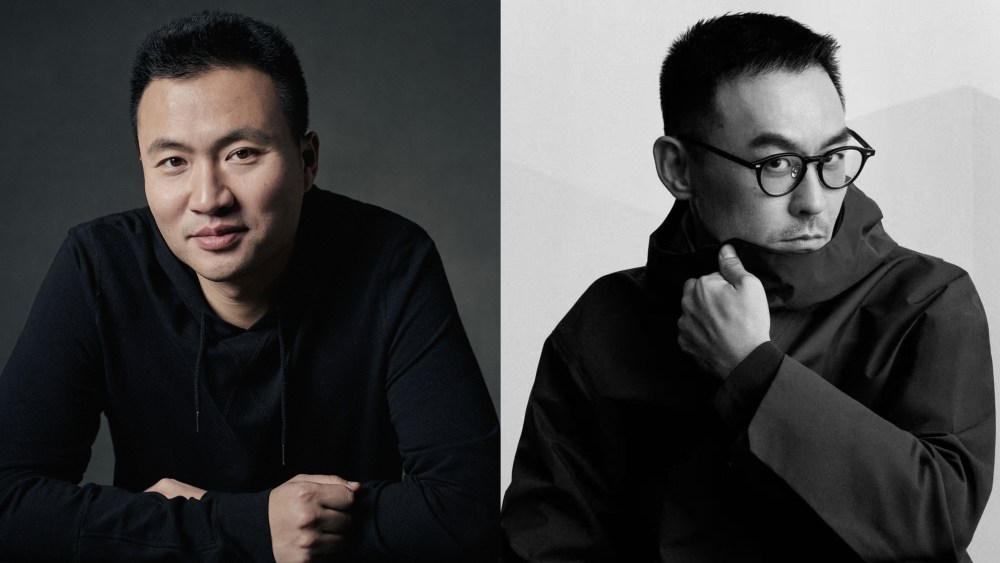 Raysun Shi, left, who facilitated the deal between Kim Jones and down jacket specialist Bosideng, and Cui Dan, right, who helped Kris Van Assche secured a collection with Chinese sportswear giant Anta