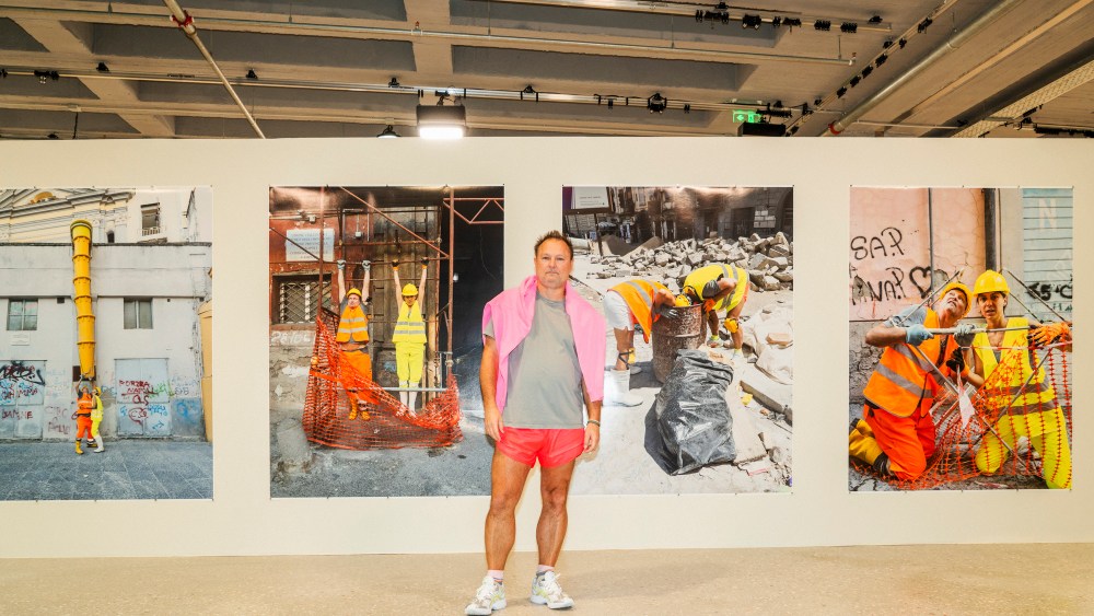Juergen Teller at Onassis Ready in Athens, where his show "you are invited" runs until Dec. 30.