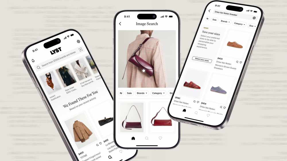 The Lyst online fashion shopping platform.