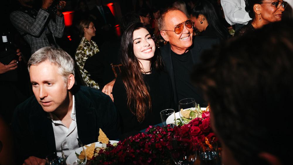 Anne Hathaway, Michael Kors at God's Love We Deliver Golden Heart Awards held at The Cathedral of St. John on October 20, 2025 in New York, New York.