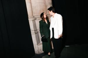 Grace Gummer, Mark Ronson at God's Love We Deliver Golden Heart Awards held at The Cathedral of St. John on October 20, 2025 in New York, New York.