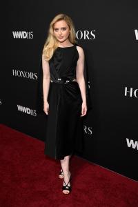 Kathryn Newton at the WWD Honors held at Cipriani South Street on October 28, 2025 in New York, New York.