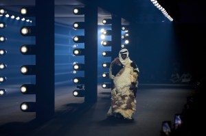 A look from Qormuz Fall 2025 at Riyadh Fashion Week.
