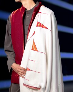 A look from Qormuz Fall 2025 at Riyadh Fashion Week.