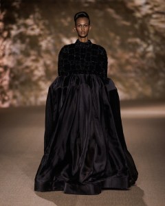 A look from Tima Abid Fall 2025 Haute Couture at Riyadh Fashion Week.