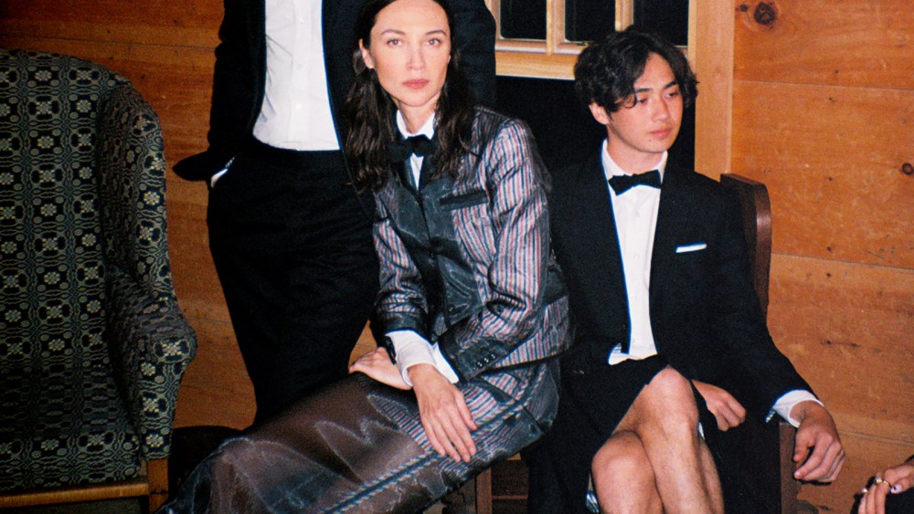 Black tie looks are featured in the Thom Browne high winter collection.
