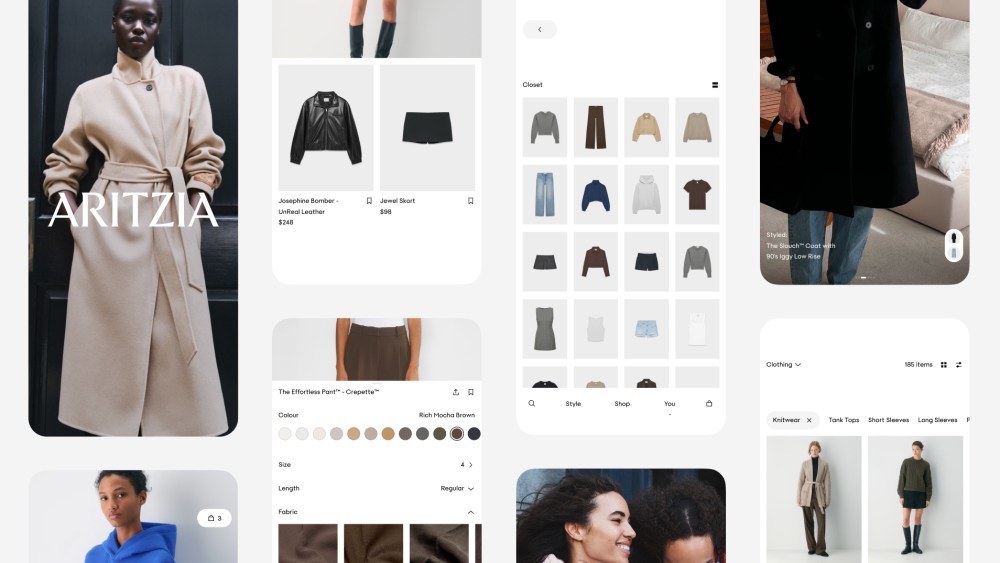 The new Aritzia app.