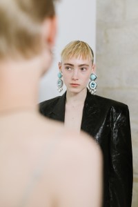 Backstage at Acne Studios Spring 2026 Ready-to-Wear Collection at Paris Fashion Week