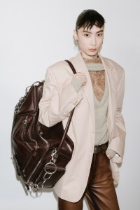 Backstage at Acne Studios Spring 2026 Ready-to-Wear Collection at Paris Fashion Week