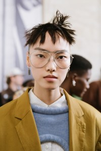 Backstage at Acne Studios Spring 2026 Ready-to-Wear Collection at Paris Fashion Week