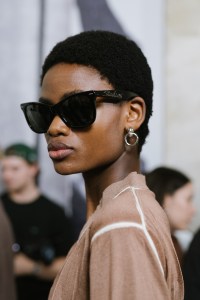 Backstage at Acne Studios Spring 2026 Ready-to-Wear Collection at Paris Fashion Week