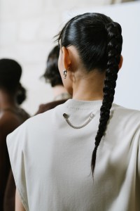 Backstage at Acne Studios Spring 2026 Ready-to-Wear Collection at Paris Fashion Week