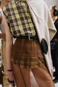 Backstage at Acne Studios Spring 2026 Ready-to-Wear Collection at Paris Fashion Week