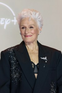 PARIS, FRANCE - OCTOBER 21: Glenn Close attends the "All's Fair" Disney+ Premiere at Maison de La Chimie on October 21, 2025 in Paris, France.  (Photo by Pascal Le Segretain/Getty Images)
