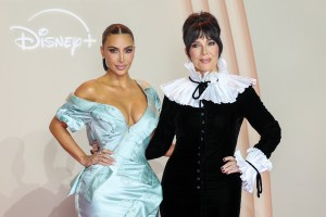 PARIS, FRANCE - OCTOBER 21: Kim Kardashian and Kris Jenner attend the "All's Fair" Disney+ Premiere at Maison de La Chimie on October 21, 2025 in Paris, France.  (Photo by Pascal Le Segretain/Getty Images)