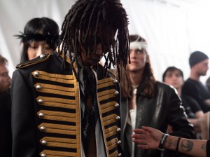 Backstage at Ann Demeuleester Spring 2026 Ready-to-Wear Collection at Paris Fashion Week
