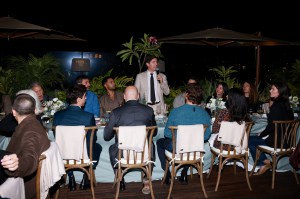 Jeanne Yang, Warren Baker, Regé-Jean Page, Stefano Canali and Caroline DeJean