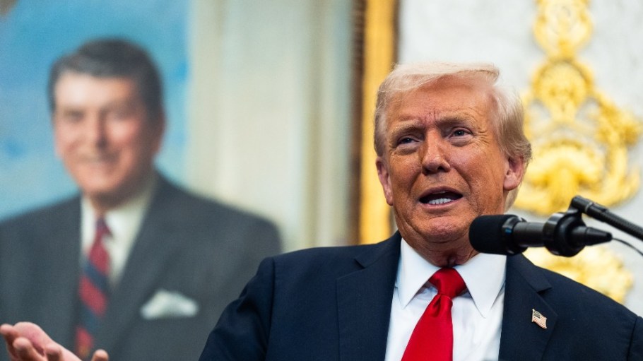 President Donald Trump in the Oval Office on Oct. 16.