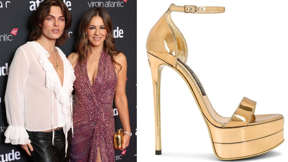 Damian Hurley and Elizabeth Hurley attend the Attitude Awards 2025 at The Roundhouse on Wednesday in London, England.