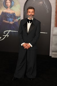 Oscar Isaac at Netflix's "Frankenstein" Los Angeles premiere held at the Academy Museum of Motion Pictures on October 06, 2025 in Los Angeles, California.