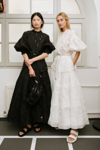 Backstage at Gabriela Hearst Spring 2026 Ready-to-Wear Collection at Paris Fashion Week