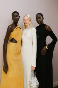 Backstage at Gabriela Hearst Spring 2026 Ready-to-Wear Collection at Paris Fashion Week