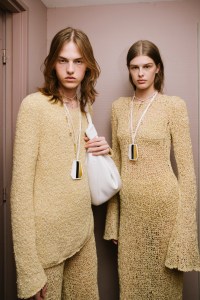 Backstage at Gabriela Hearst Spring 2026 Ready-to-Wear Collection at Paris Fashion Week