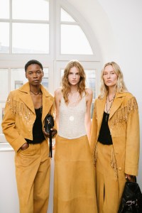 Backstage at Gabriela Hearst Spring 2026 Ready-to-Wear Collection at Paris Fashion Week