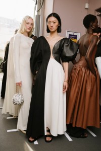 Backstage at Gabriela Hearst Spring 2026 Ready-to-Wear Collection at Paris Fashion Week