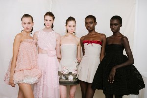 Backstage at Giambattista Valli Spring 2026 Ready-to-Wear Collection at Paris Fashion Week