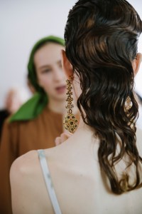 Backstage at Giambattista Valli Spring 2026 Ready-to-Wear Collection at Paris Fashion Week