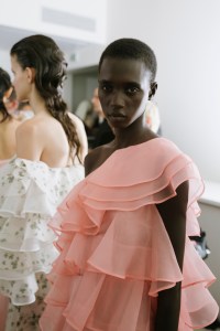 Backstage at Giambattista Valli Spring 2026 Ready-to-Wear Collection at Paris Fashion Week