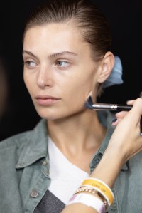 Backstage at Givenchy Spring 2026 Ready-to-Wear Collection at Paris Fashion Week