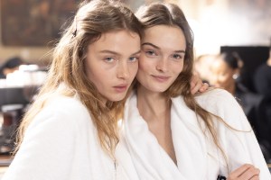Backstage at Givenchy Spring 2026 Ready-to-Wear Collection at Paris Fashion Week