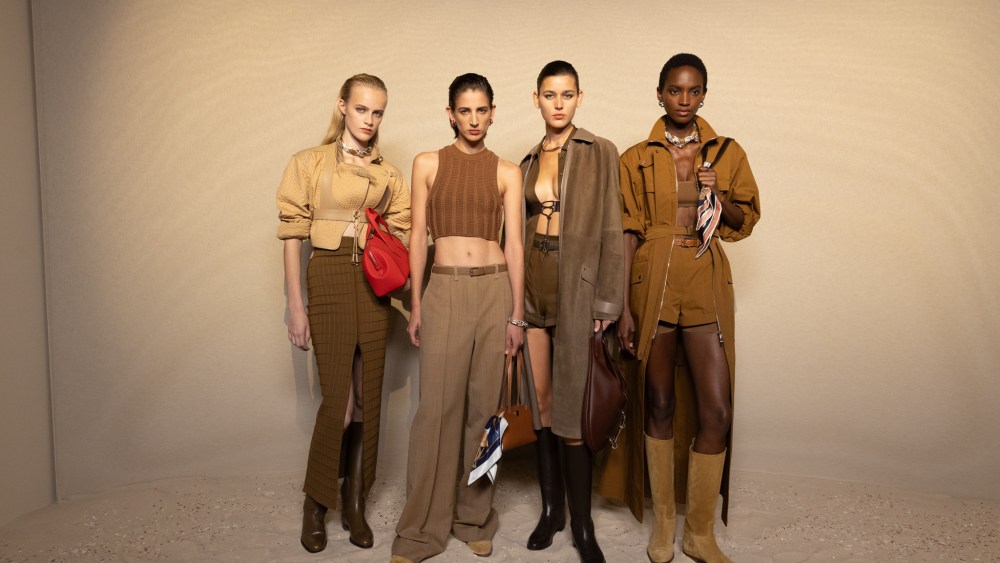 Backstage at Hermès Spring 2026 Ready-to-Wear Collection at Paris Fashion Week