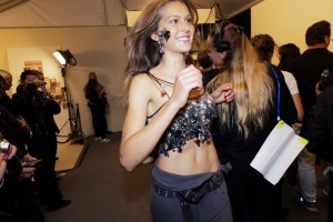 Backstage at Isabel Marant Spring 2026 Ready-to-Wear Collection at Paris Fashion Week