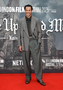 LONDON, ENGLAND - OCTOBER 08: Daryl McCormack attends the 'Wake Up Dead Man: A Knives Out Mystery' opening gala during the 69th BFI London Film Festival at The Royal Festival Hall on October 08, 2025 in London, England. (Photo by Kate Green/Getty Images for BFI)