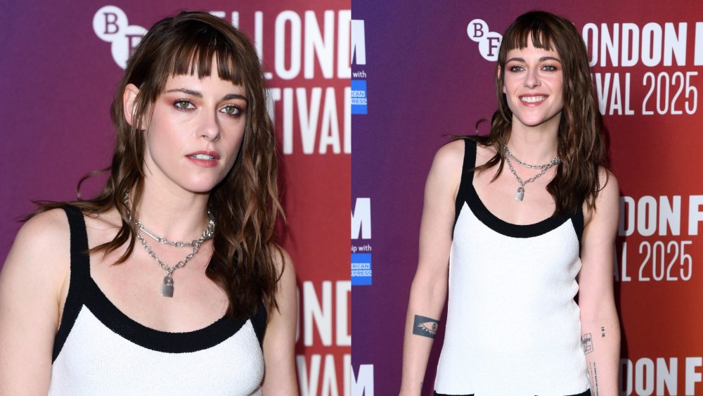 Kristen Stewart wears Chanel at the "The Chronology Of Water" screening during the 69th BFI London Film Festival on Oct. 16, 2025 in London.
